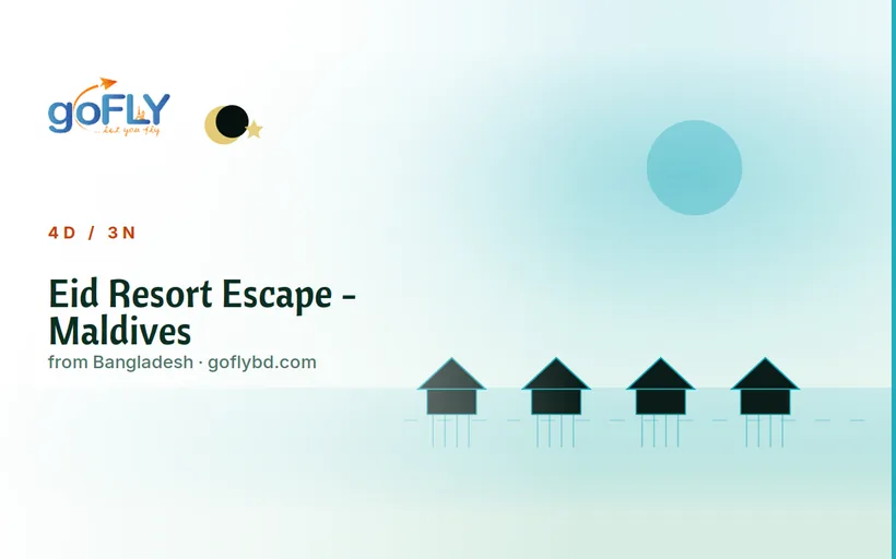 Maldives Eid special package from Bangladesh premium resort
