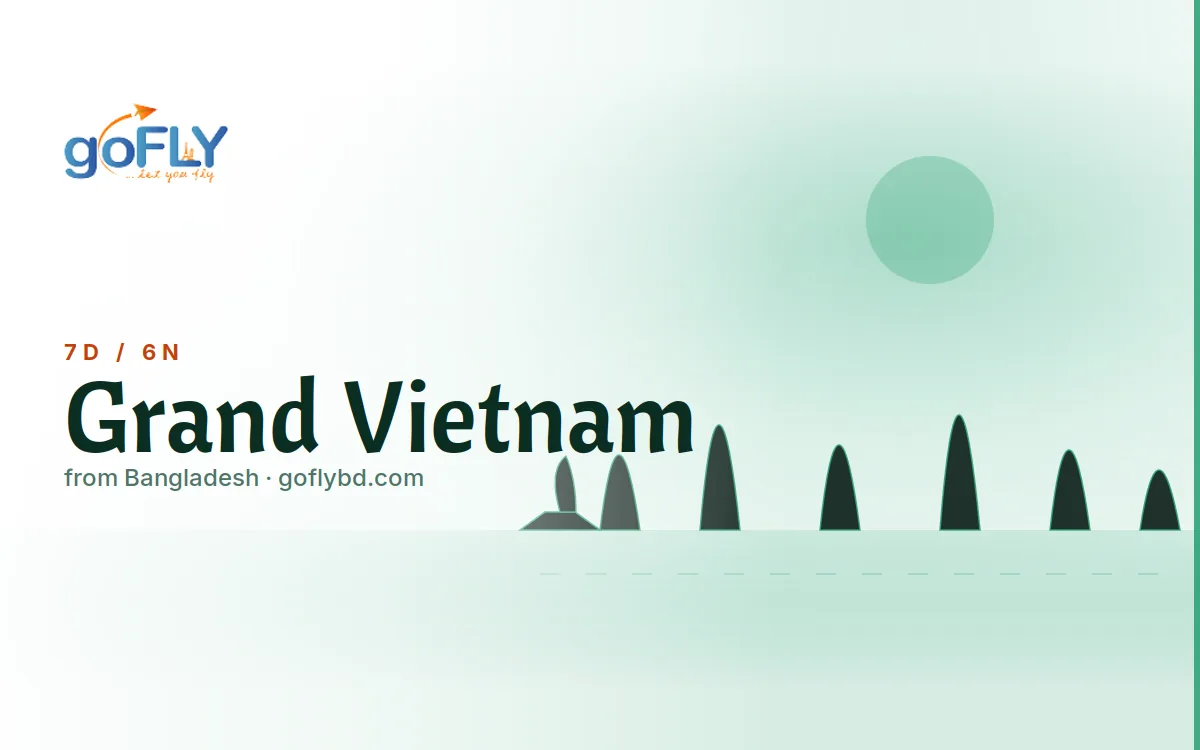 Grand Vietnam comprehensive tour Hanoi Halong Hue Hoi A Saigon Mekong, goFLY 6N/7D