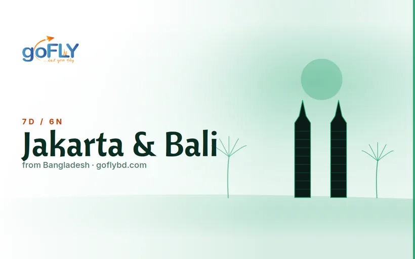Jakarta and Bali Indonesia tour package from Bangladesh