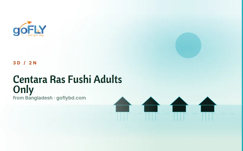 Centara Ras Fushi adults-only Maldives honeymoon package, Maldives tour package from Bangladesh
