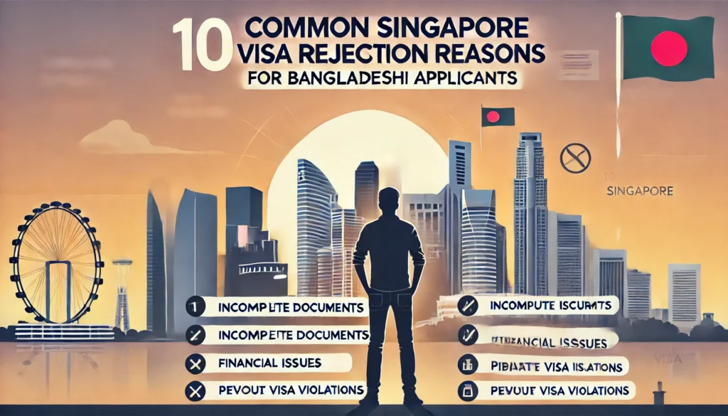 Common Singapore Visa Rejection Reasons for Bangladeshi