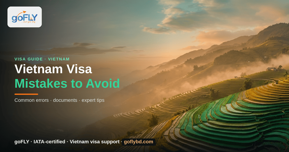 Mistakes to Avoid When Applying for a Vietnam Visa — Sapa rice terraces, goFLY Limited IATA-certified