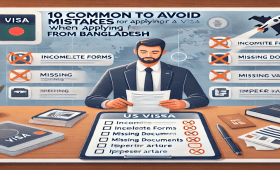 10 Common Mistakes to Avoid When Applying for a US Visa from Bangladesh