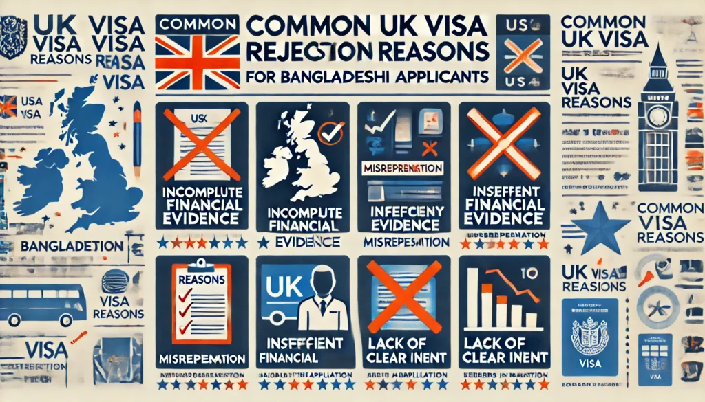 Common UK Visa Rejection Reasons for Bangladeshi Applicants