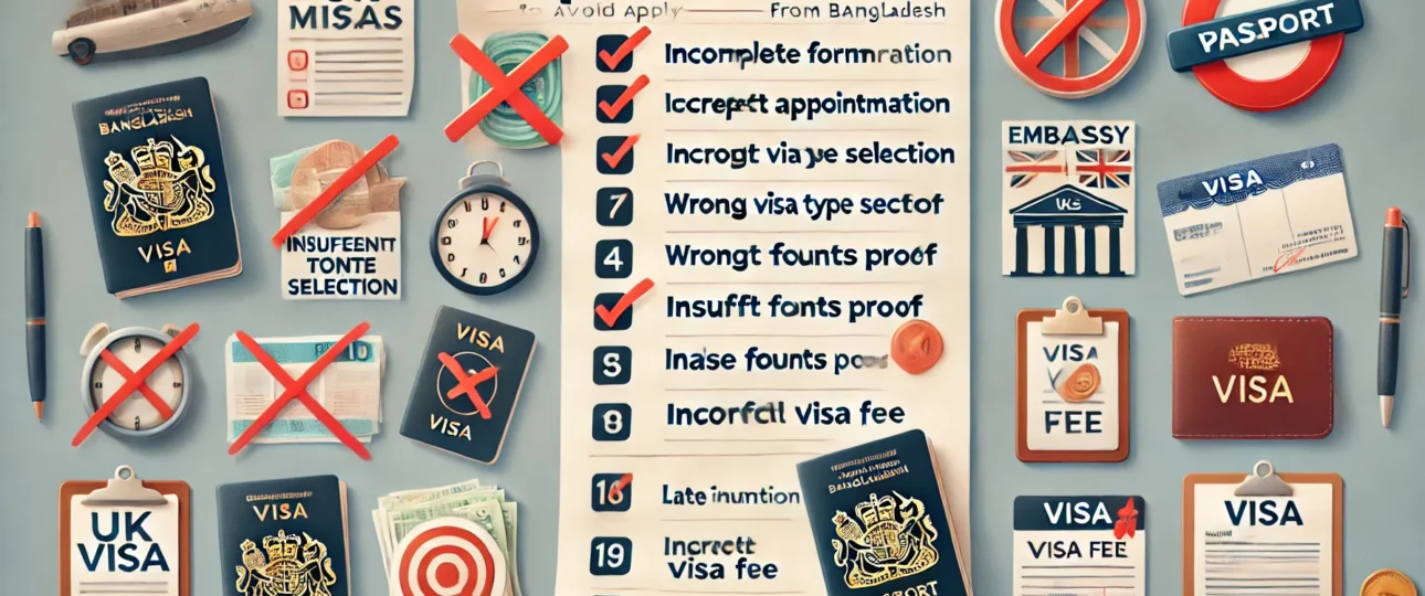 UK Visa Rejection Reasons for Bangladeshi and How to Avoid