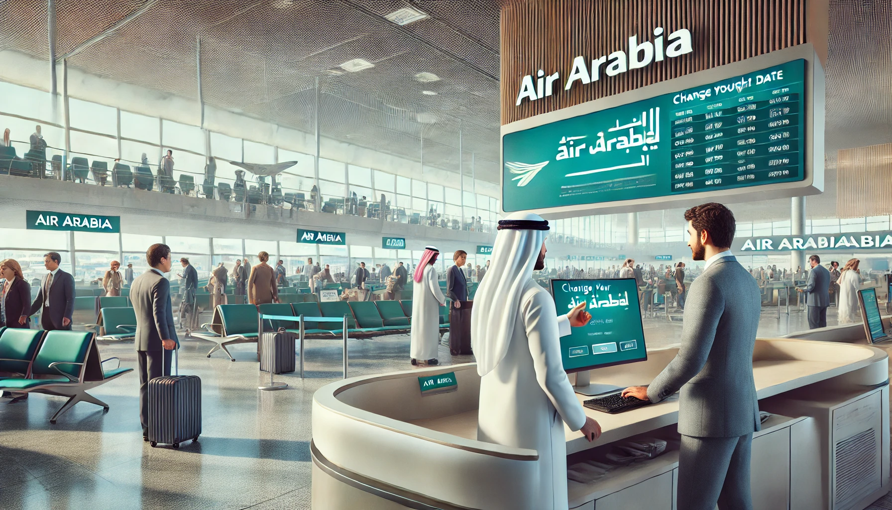 How to Change Air Arabia Flight Date