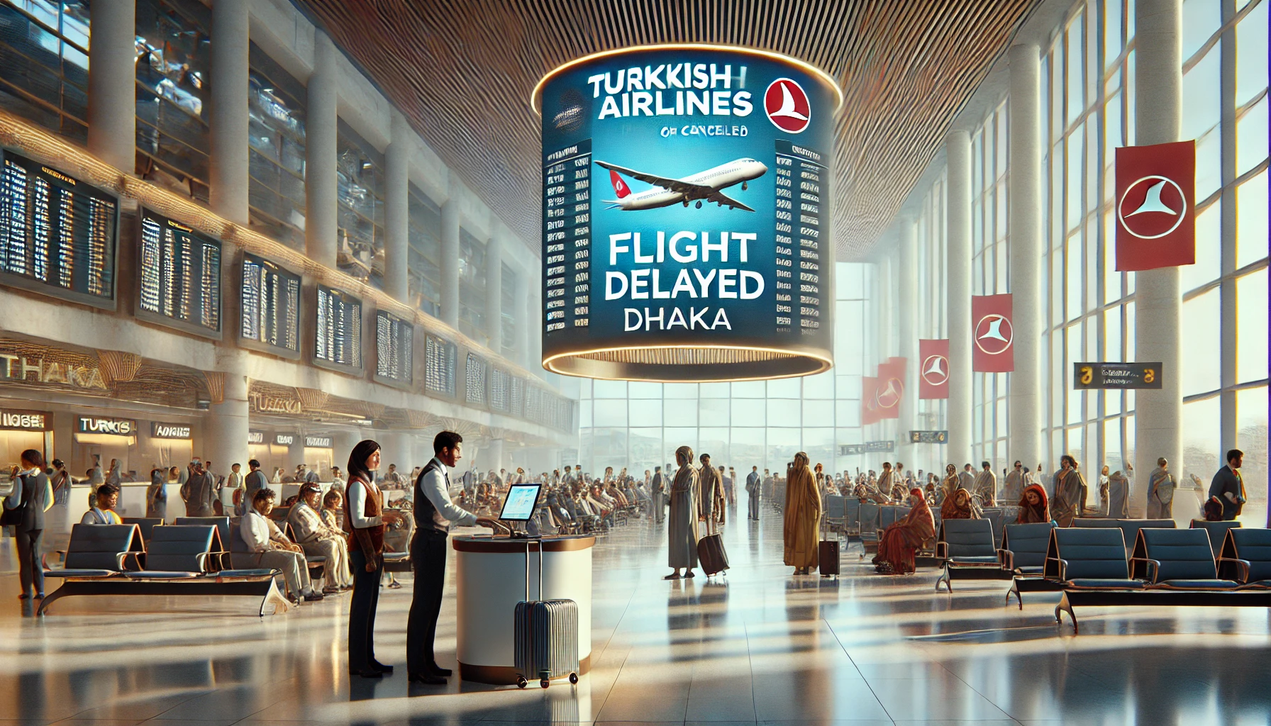 Turkish Airlines Flight Delayed or Canceled Guide Dhaka